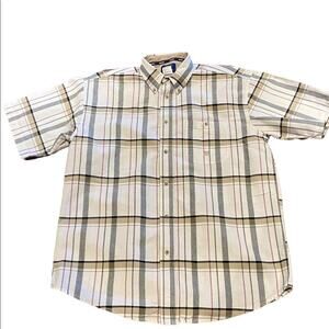 Wrangler 20X Men’s XL Short Sleeve Oxford Cloth Button Down Shirt